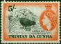 Tristan Da Cunha 1954 5s Black & Red-Orange SG26 Fine VLMM . Queen Elizabeth II (1952-2022) Mint Stamps