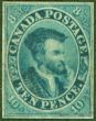 Collectible Postage Stamp from Canada 1852 10d Dp Blue SG15 Good Unused Example of this Rare Early Classic CV £14,000