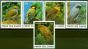 Collectible Postage Stamp from Papua New Guinea 1989 Small Birds 2nd Issue Set of 5 SG597-601 V.F MNH