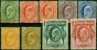 Falkland Islands 1904-06 Set of 9 SG43-50 Fine MM King Edward VII (1902-1910) Rare Stamps