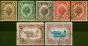 Collectible Postage Stamp Kedah 1919-21 Set of 7 SG15-23 Fine Used