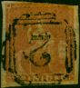 Trinidad 1853 (1d) Brownish Red SG7 Ave Used  Queen Victoria (1840-1901) Old Stamps