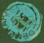 Collectible Postage Stamp from British Guiana 1851 12c Pale Blue Cotton Reel SG7 Good Used Example of this Rare Classic
