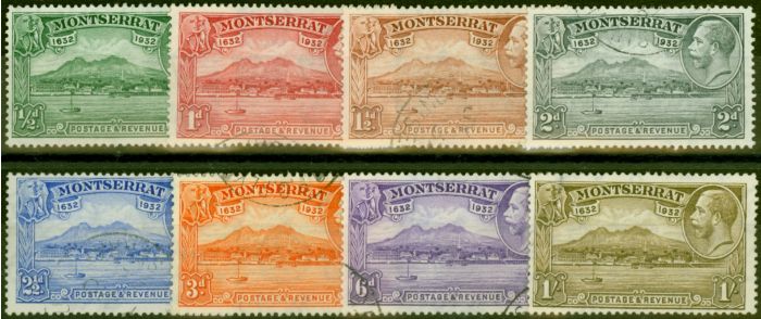 Valuable Postage Stamp Montserrat 1932 Set of 8 to 1s SG84-91 Fine Used