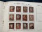 Collectible Postage Stamp GB 1841 1d Red Complete Reconstruction of 240 Stamps (A-A, T-L) in Special Album CV £8400