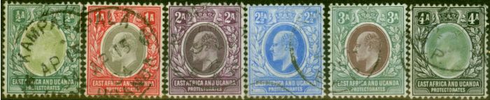 Valuable Postage Stamp East Africa KUT 1903 Set of 6 to 4a SG1-6 Fine Used CV £173