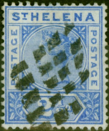 Collectible Postage Stamp St Helena 1896 2 1/2d Ultramarine SG50 Fine Used