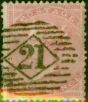 Old Postage Stamp GB 1857 4d Rose-Carmine SG66 Good Used