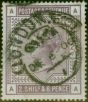 Old Postage Stamp GB 1883 2s6d Lilac SG178 Fine Used