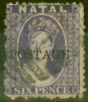 Collectible Postage Stamp from Natal 1869 6d Lilac SG29 Type 7a Fine Used.
