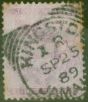 Old Postage Stamp from Jamaica 1874 3d Purple-Lilac SGF6 Ave Used
