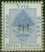 Collectible Postage Stamp from O.F.S 1892 2 1/2d on 3d Ultramarine SG67 Fine & Fresh Mtd Mint