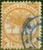 Valuable Postage Stamp from Samoa 1886 2d Dull Orange SG23 Fine Used (6)