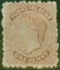 Old Postage Stamp from Turks & Caicos Is 1867 1d Dull Roe SG1 Fine Unused