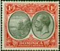 Dominica 1933 1d Black & Scarlet SG73 Fine LMM  King George V (1910-1936) Rare Stamps