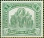 Valuable Postage Stamp Fed of Malay States 1926 $1 Pale Green & Green SG76 Fine VLMM
