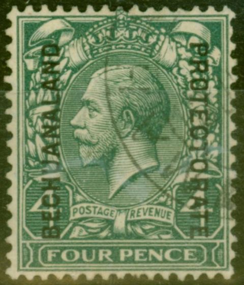 Old Postage Stamp from Bechuanaland 1926 4d Grey-Green SG95 Superb Used