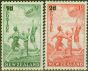 Collectible Postage Stamp from New Zealand 1939 set of 2 SG611-612 Fine Lightly Mtd Mint