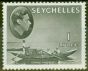 Rare Postage Stamp from Seychelles 1938 1R Grey-Black SG146a Fine Mtd Mint