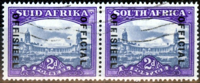 Valuable Postage Stamp from South Africa 1949 2d Slate & Brt Violet SG036b Fine Used (6)
