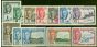 Old Postage Stamp Virgin Islands 1952 Set of 12 SG136-147 V.F MNH (2)