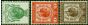Collectible Postage Stamp GB 1929 UPU Wmk Sideways Set of 3 SG434a-436a Fine LMM