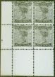 Valuable Postage Stamp from Prince Edward Is 1870 4d Black SG31 Fine MNH Corner Block of 4