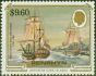 Collectible Postage Stamp from Penrhyn 1984 H.M.S Resolution & Discovery $9.60 SG355 V.F MNH