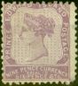 Valuable Postage Stamp from Prince Edward Is 1863 9d Lilac SG19 Fine Mtd Mint