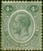 Collectible Postage Stamp British Honduras 1929 4c Grey SG130 Fine MM