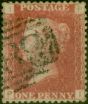 Collectible Postage Stamp GB 1864 1d Red SG43 Pl 90 Fine Used