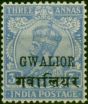 Gwalior 1924 3a Ultramarine SG85 Fine LMM . King George V (1910-1936) Mint Stamps