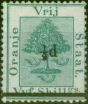 Rare Postage Stamp from Orange Free State 1882 1/2d on 5s Green SG36 Fine Mtd Mint