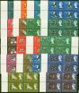 Rare Postage Stamp from Solomon Is 1966-67 set of 18 SG135B-152B in Superb MNH Blocks of 4