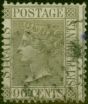 Collectible Postage Stamp Straits Settlements 1867 96c Grey SG19 Good Used