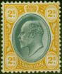 Valuable Postage Stamp from Transvaal 1903 2s Grey-Black & Yellow SG257 Fine Lightly Mtd Mint