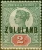 Valuable Postage Stamp Zululand 1888 2d Grey-Green & Carmine SG3 Fine LMM