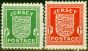 Collectible Postage Stamp Jersey 1941-42 Set of 2 SG1-2 Fine LMM