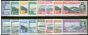 Rare Postage Stamp from Ascension 1938-49 set of 16 SG38b-47b Fine Mounted Mint