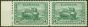 Valuable Postage Stamp from Canada 1943 14c Dull Green SG385 V.F MNH Pair