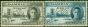 Rare Postage Stamp Gambia 1942 Victory Perf Specimen Set of 2 SG162s-163s Fine LMM