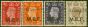 Collectible Postage Stamp from Middle East Forces 1942 Specimen set of 4 SGM1s-M5s Fine MNH