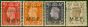 Old Postage Stamp from Middle East Forces 1942 Specimen set of 4 SGM1s-M5s V.F MNH