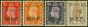 Collectible Postage Stamp from Middle East Forces 1942 Specimen set of 4 SGM1s-M5s Very Fine MNH