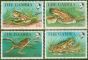 Valuable Postage Stamp from Gambia 1982 Frogs set of 4 SG488-491 V.F MNH