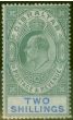 Collectible Postage Stamp from Gibraltar 1903 2s Green & Blue SG52 Fine & Fresh Mtd Mint (4)
