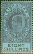 Rare Postage Stamp from Gibraltar 1903 8s Dull Purple & Black-Blue SG54 Fine & Fresh Lightly Mtd Mint (13)