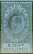 Rare Postage Stamp from Gibraltar 1903 8s Dull Purple & Black-Blue SG54 Fine Mtd Mint (3)