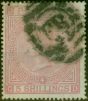 Collectible Postage Stamp GB 1882 5s Rose SG130 Pl.4 Blued Paper Fine Used