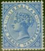 Collectible Postage Stamp from Gibraltar 1886 2 1/2d Blue SG11 Fine Very Lightly Mtd Mint
